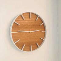 Rin Yamazaki Home Wall Clock Modern Wood Home Decoration Steel